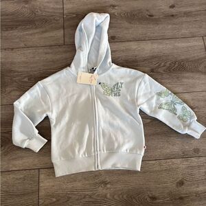 Lucky brand girls butterfly hoodie
